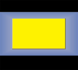 warehouse sign blank in plain, yellow plastic
